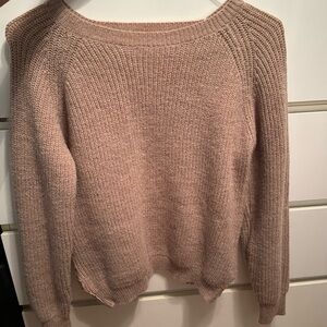 Open back sweater size Small